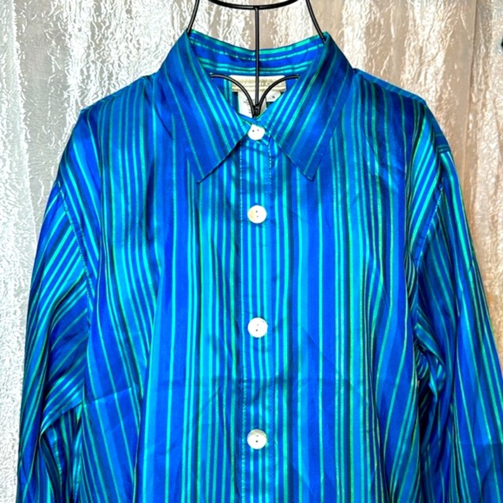 COLDWATER CREEK 100% silk shirt